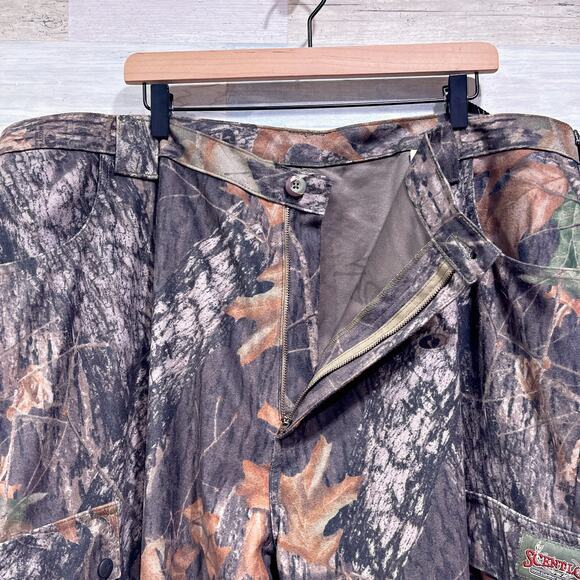Scentlok Mossy Oak Break Up Fleece Hunting Pants Brown Odor Control Mens 3XL - Picture 3 of 9